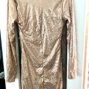 Rosé Gold Cocktail Dress Brand New
